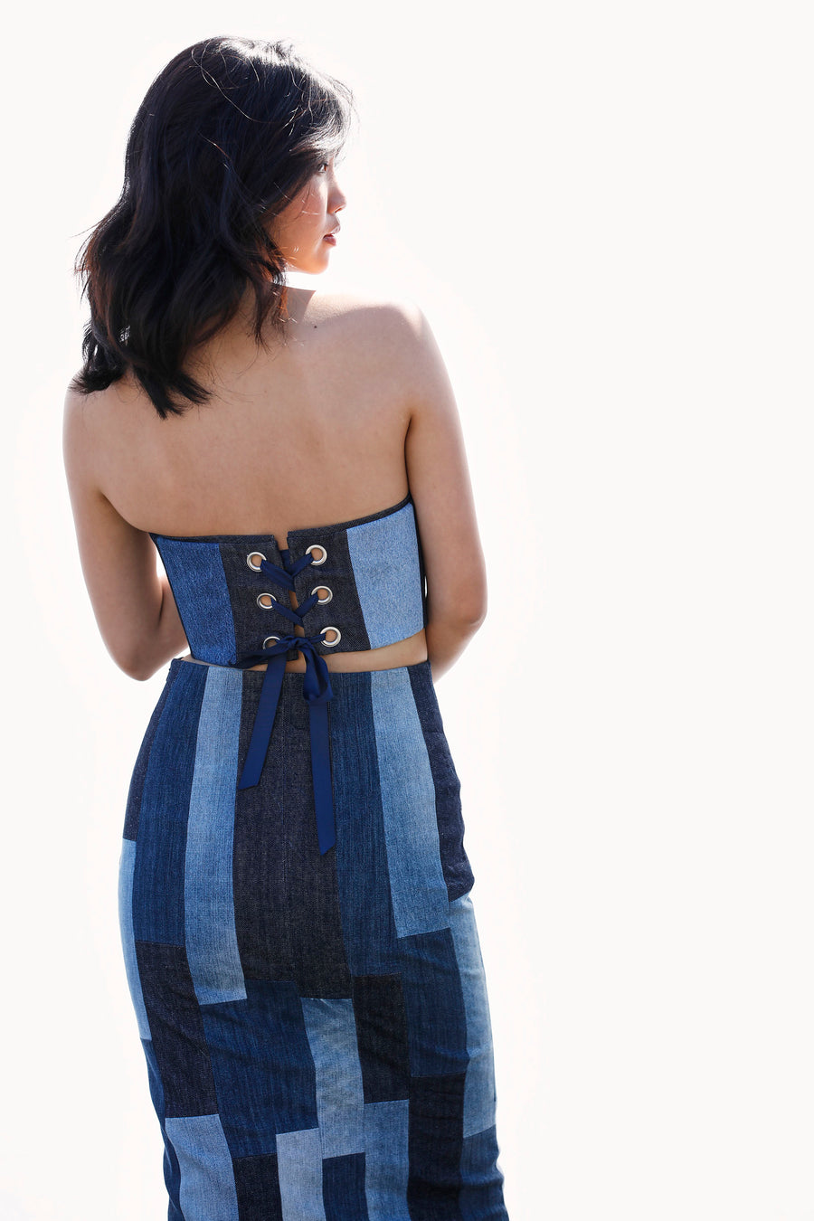 Denim Bodice, Block Colours, PRE-ORDER